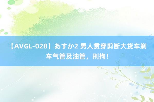 【AVGL-028】あすか2 男人贯穿剪断大货车刹车气管及油管，刑拘！