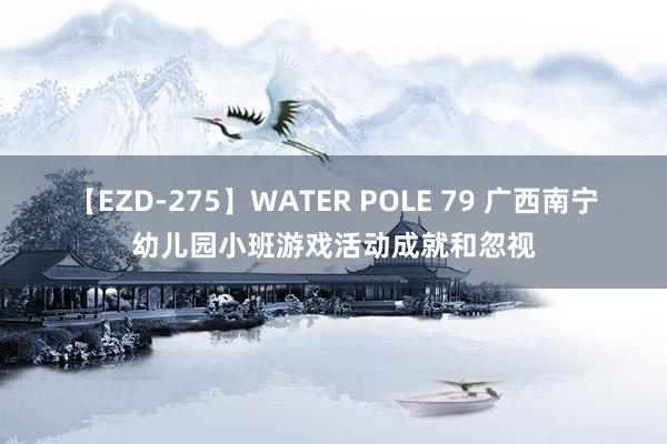 【EZD-275】WATER POLE 79 广西南宁幼儿园小班游戏活动成就和忽视