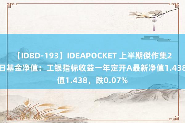 【IDBD-193】IDEAPOCKET 上半期傑作集2009 7月24日基金净值：工银指标收益一年定开A最新净值1.438，跌0.07%