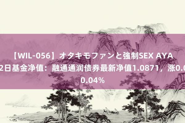 【WIL-056】オタキモファンと強制SEX AYA 8月2日基金净值：融通通润债券最新净值1.0871，涨0.04%