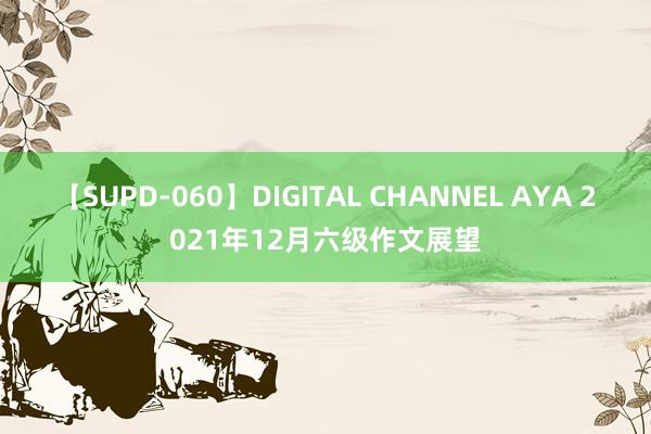 【SUPD-060】DIGITAL CHANNEL AYA 2021年12月六级作文展望