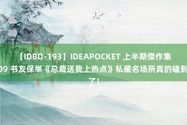 【IDBD-193】IDEAPOCKET 上半期傑作集2009 书友保举《总裁送我上热点》私藏名场所真的磕到了！