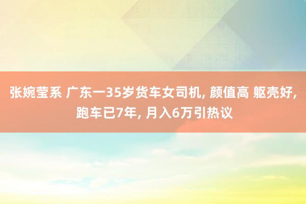 张婉莹系 广东一35岁货车女司机, 颜值高 躯壳好, 跑车已7年, 月入6万引热议