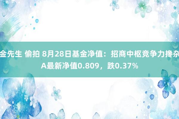 金先生 偷拍 8月28日基金净值：招商中枢竞争力搀杂A最新净值0.809，跌0.37%