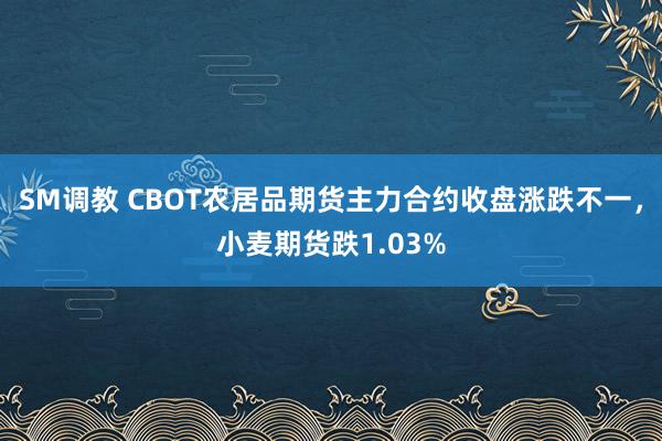 SM调教 CBOT农居品期货主力合约收盘涨跌不一，小麦期货跌1.03%